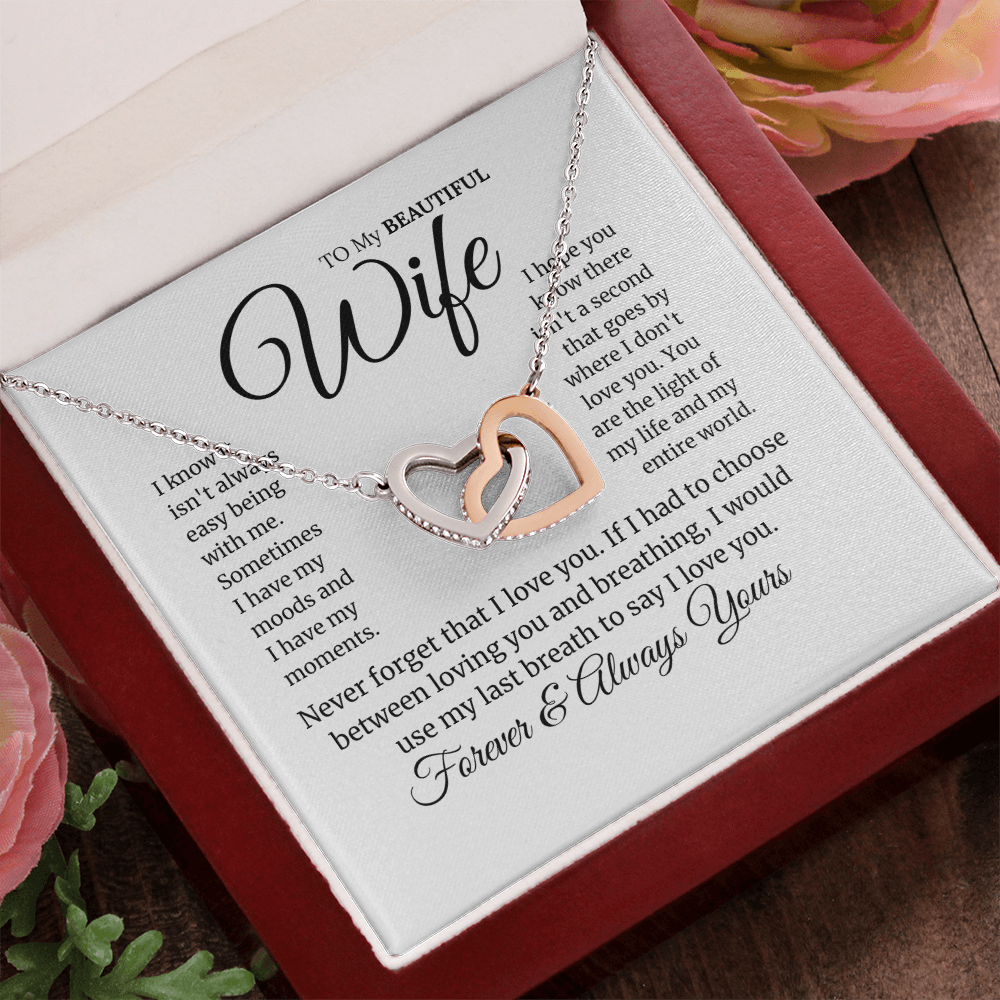 To My Beautiful Wife Love Gift