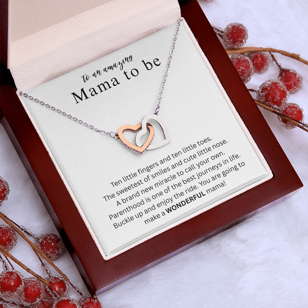 Mama To Be Heart Necklace Gift