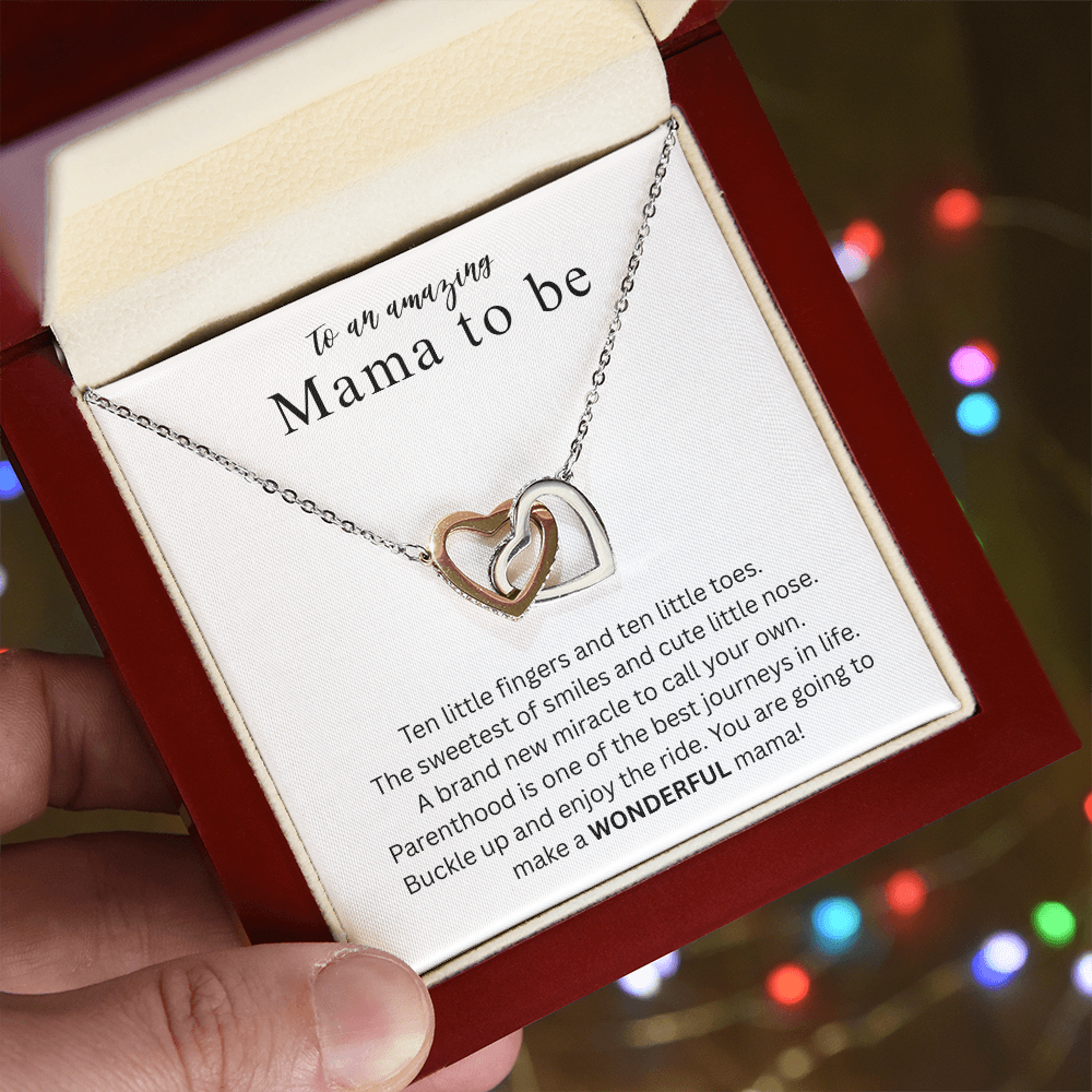 Mama To Be Heart Necklace Gift