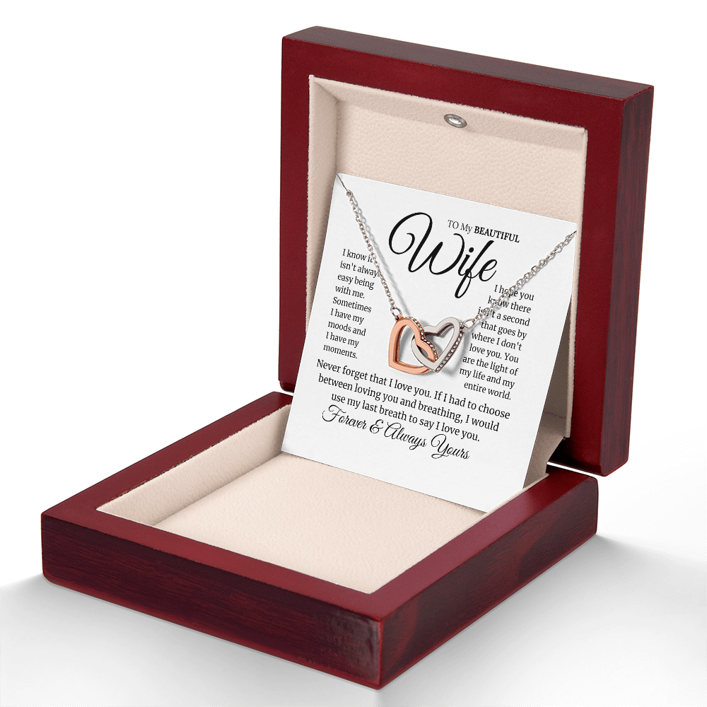 To My Beautiful Wife Love Gift