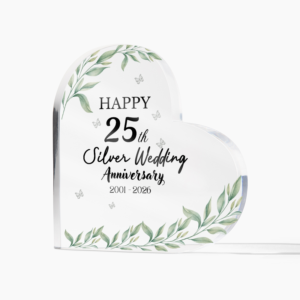 Elegant Floral Acrylic Plaque Decor