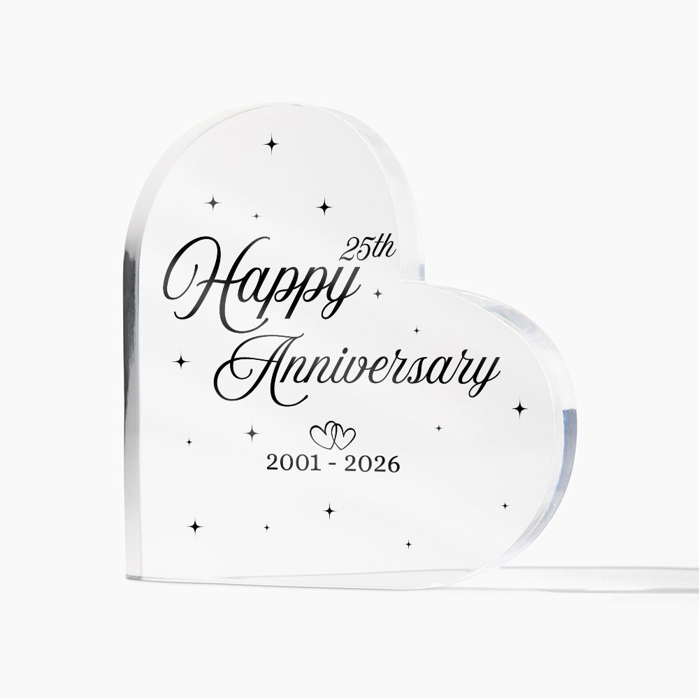 Wedding Anniversary Acrylic Plaques