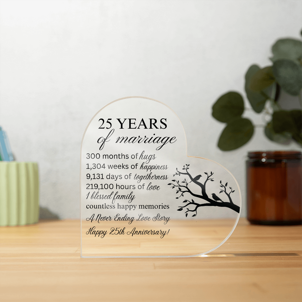 Family Tree Acrylic Plaque Keepsake