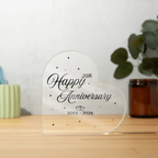 Wedding Anniversary Acrylic Plaques