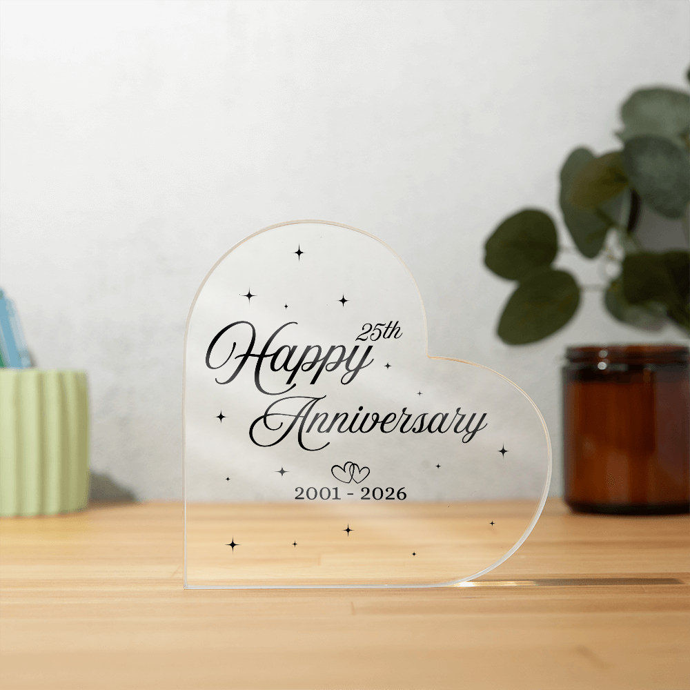 Wedding Anniversary Acrylic Plaques