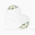 25th Anniversary Acrylic Love Decor