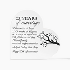 Family Tree Acrylic Plaque Keepsake