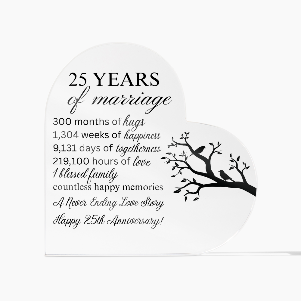 Family Tree Acrylic Plaque Keepsake