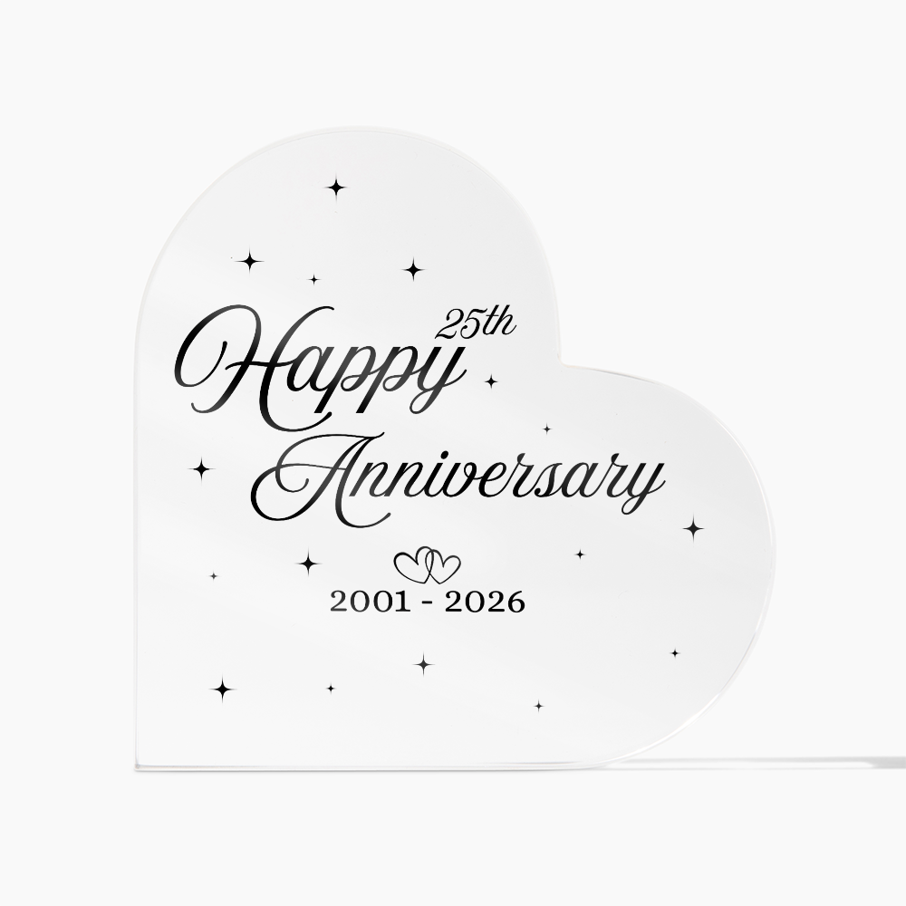 Wedding Anniversary Acrylic Plaques