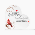 Cardinal Love Acrylic Plaque Accent