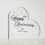 Wedding Anniversary Acrylic Plaques