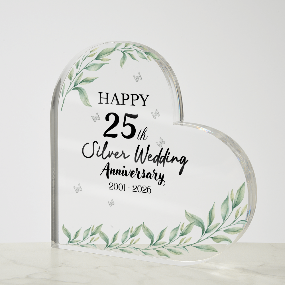 Elegant Floral Acrylic Plaque Decor
