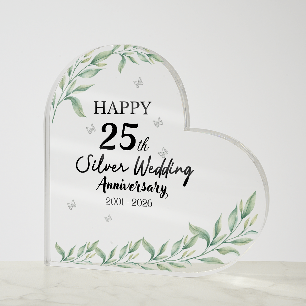 Elegant Floral Acrylic Plaque Decor