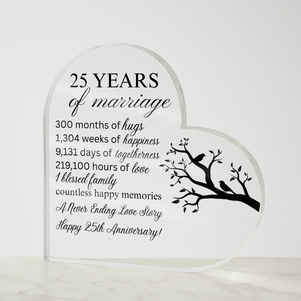 Family Tree Acrylic Plaque Keepsake