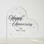 Wedding Anniversary Acrylic Plaques