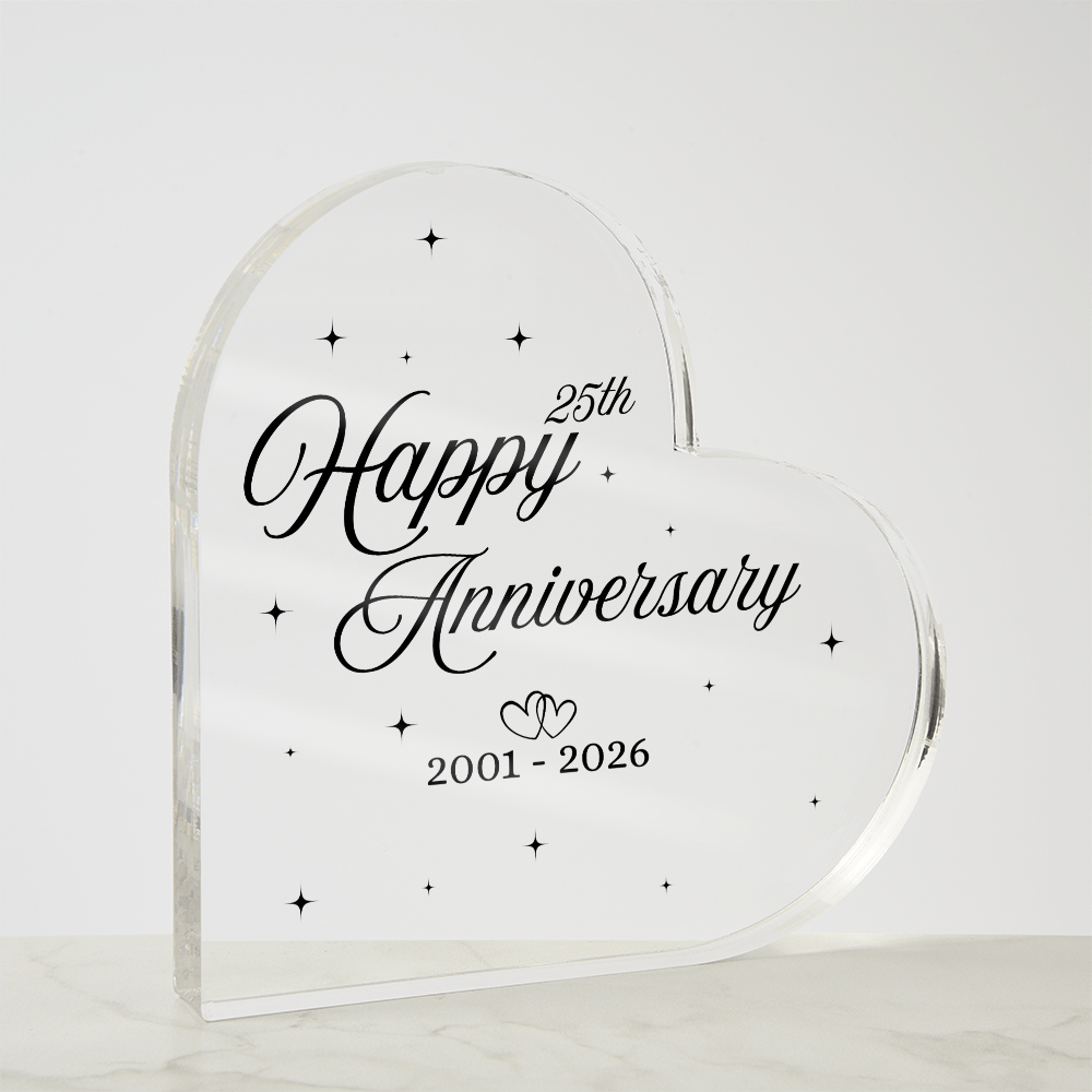 Wedding Anniversary Acrylic Plaques