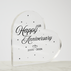 Wedding Anniversary Acrylic Plaques