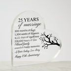 Family Tree Acrylic Plaque Keepsake