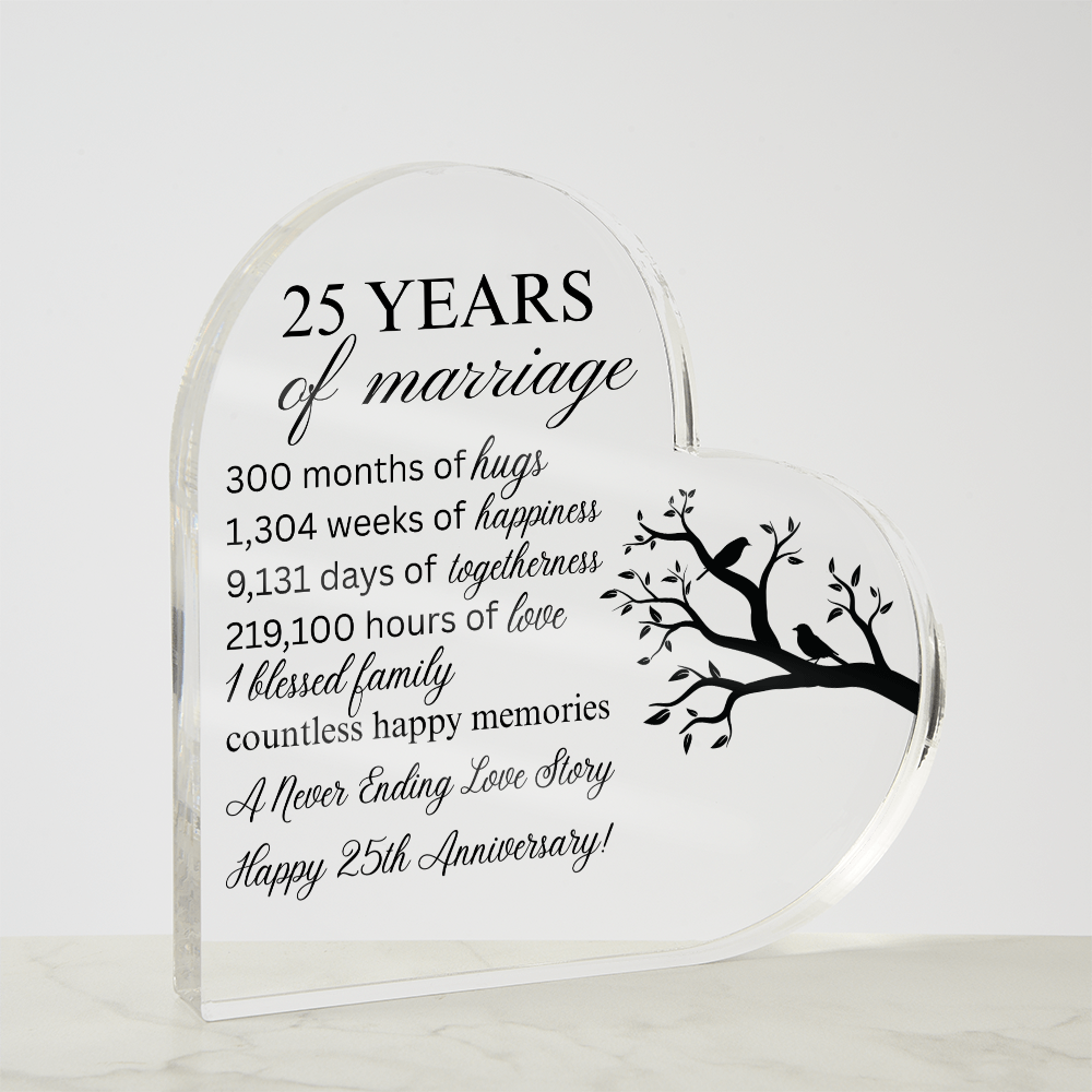 Family Tree Acrylic Plaque Keepsake