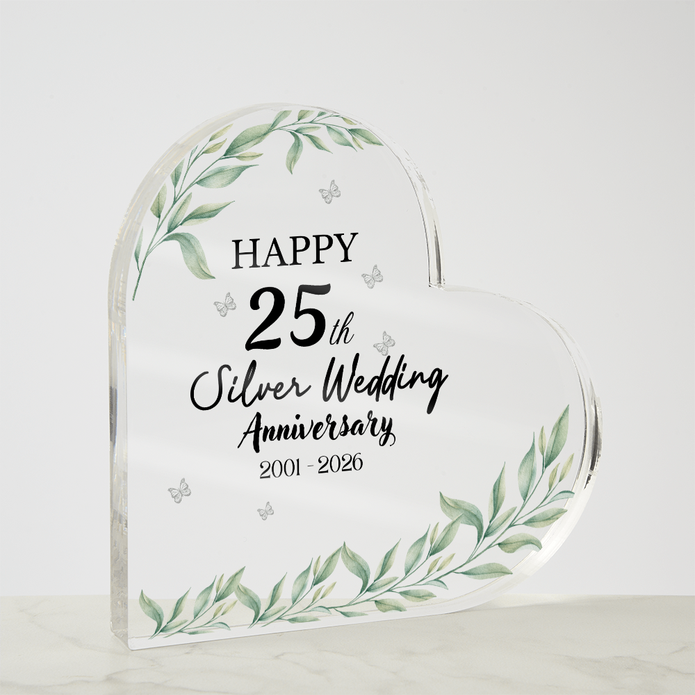 Elegant Floral Acrylic Plaque Decor
