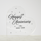 Wedding Anniversary Acrylic Plaques