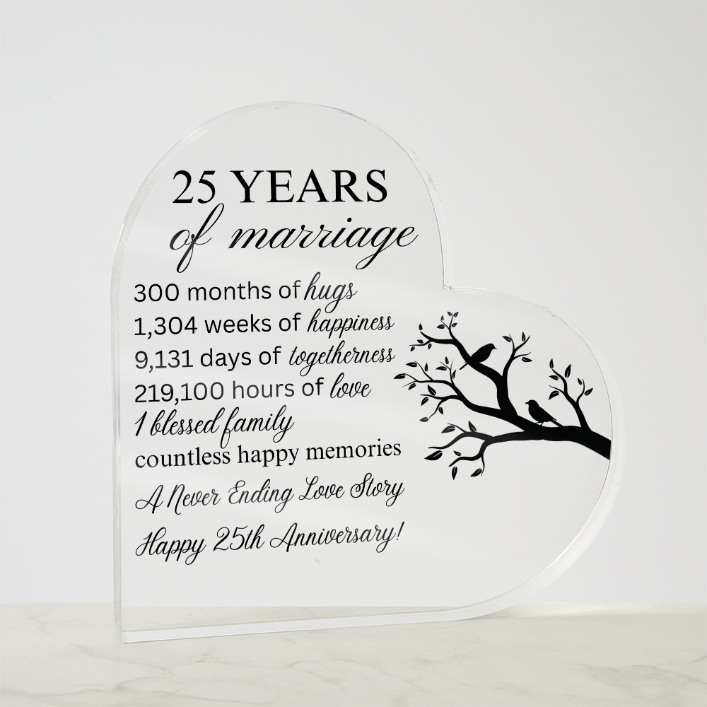 Family Tree Acrylic Plaque Keepsake