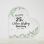 Elegant Floral Acrylic Plaque Decor