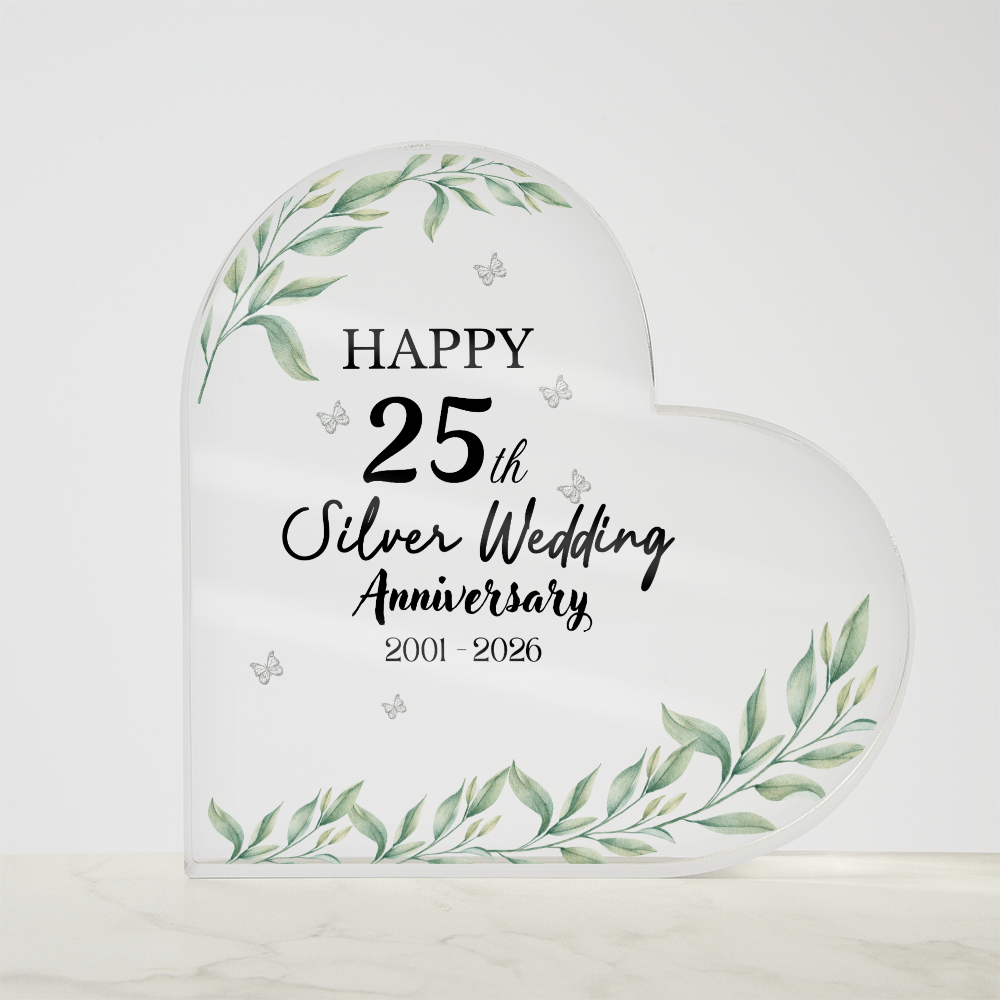 Elegant Floral Acrylic Plaque Decor