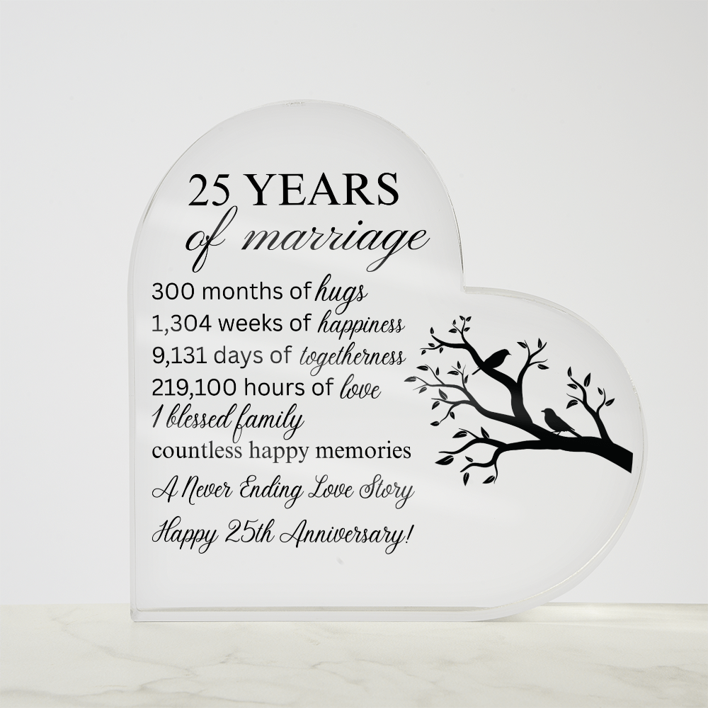 Family Tree Acrylic Plaque Keepsake