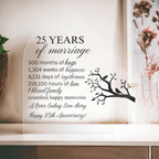 Family Tree Acrylic Plaque Keepsake