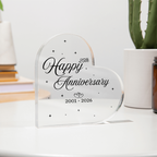 Wedding Anniversary Acrylic Plaques