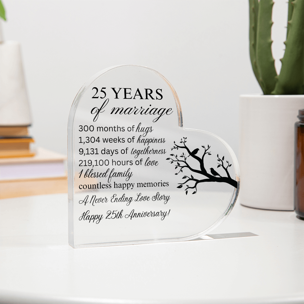 Family Tree Acrylic Plaque Keepsake