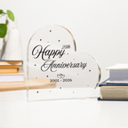 Wedding Anniversary Acrylic Plaques