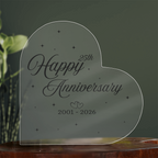 Wedding Anniversary Acrylic Plaques