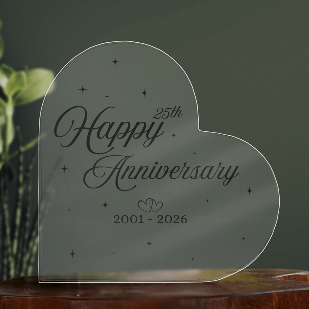 Wedding Anniversary Acrylic Plaques