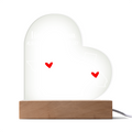 Personalized Acrylic Heart Plaque Gift