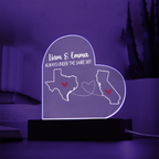 Personalized Acrylic Heart Plaque Gift