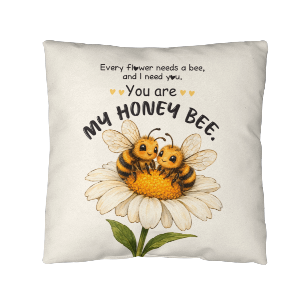 Honey Bee Couple Decorative Pillows