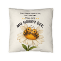 Honey Bee Couple Decorative Pillows