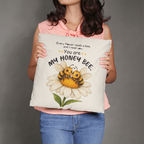 Honey Bee Couple Decorative Pillows