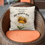 Honey Bee Couple Decorative Pillows