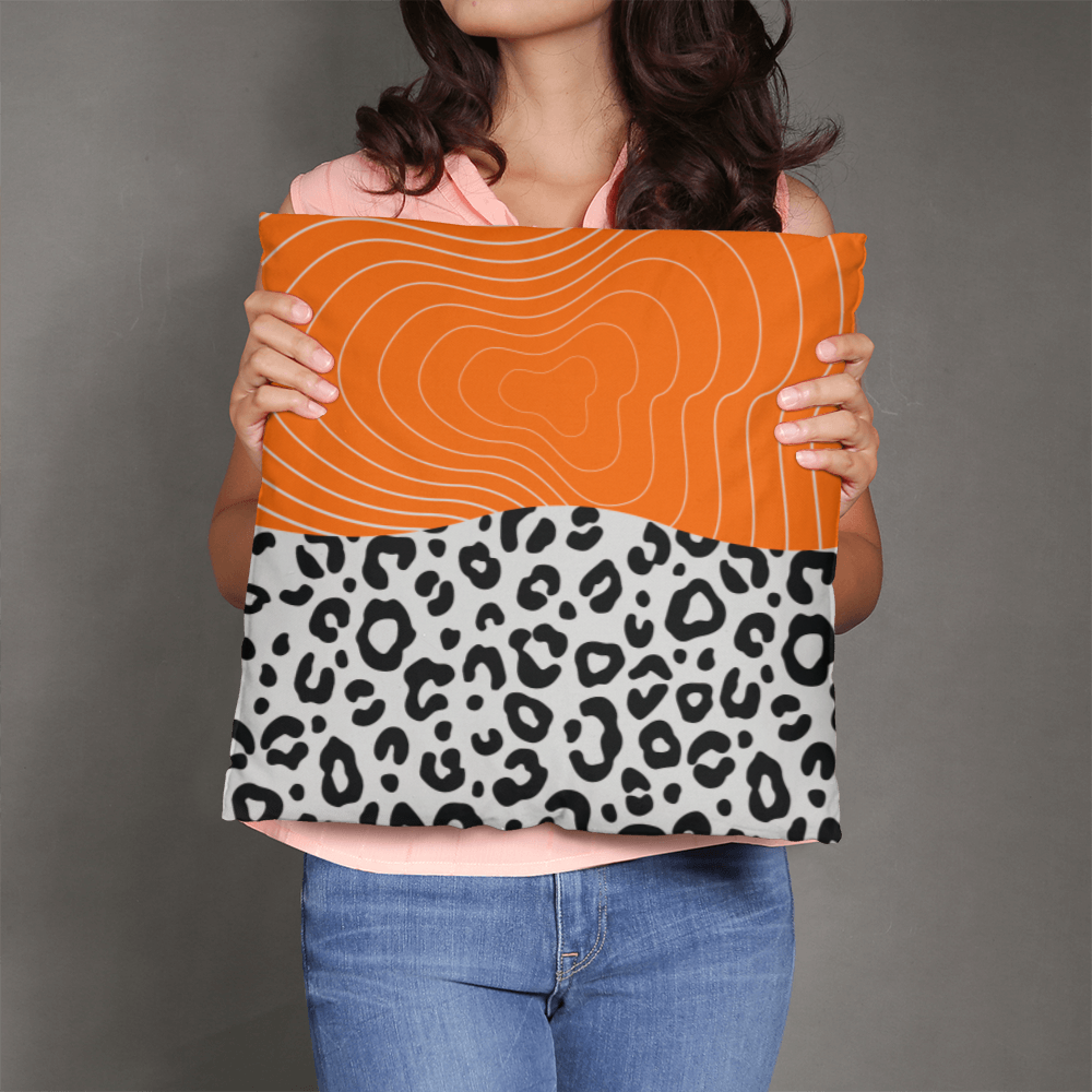 Leopard Print Pillow Cover & Insert