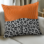 Leopard Print Pillow Cover & Insert