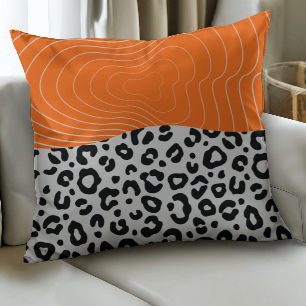 Leopard Print Pillow Cover & Insert