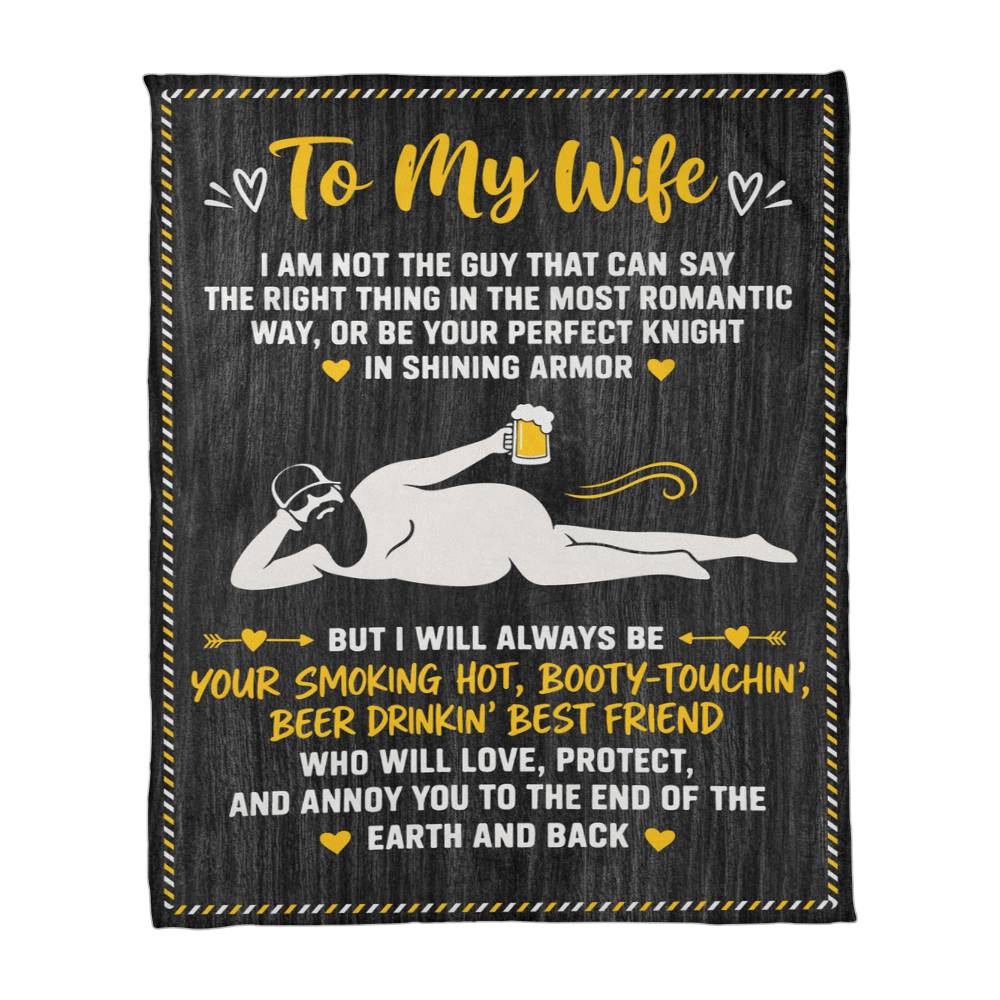 Romantic Husband Wife Throw Blanket