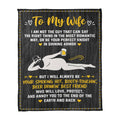 Romantic Husband Wife Throw Blanket