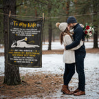 Romantic Husband Wife Throw Blanket