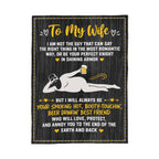 Romantic Husband Wife Throw Blanket