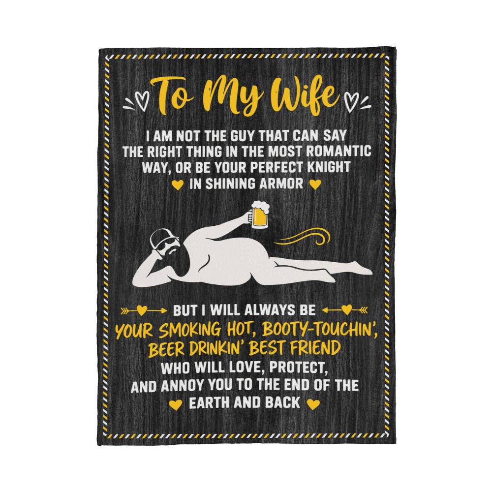Romantic Husband Wife Throw Blanket