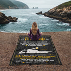 Romantic Husband Wife Throw Blanket